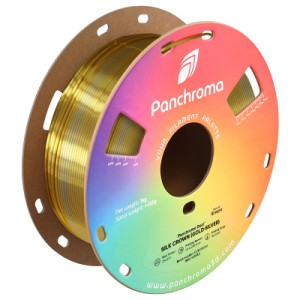 Пластик для 3D-принтера Polymaker PLA PANCHROMA DUAL SILK 1,75mm 1kg Gold-Silver (CA03027)