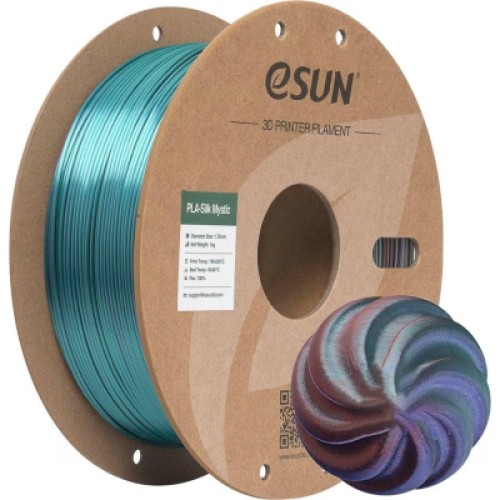 Пластик для 3D-принтера eSUN ePLA-Silk Mystic 1.75мм 1kg CopperPurpleGreen (EPLA-SILKMYSTIC-P175CPG1)