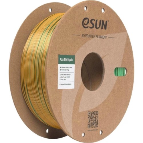 Пластик для 3D-принтера eSUN ePLA-Silk Mystic 1.75мм 1kg GoldGreenBlack (EPLA-SILKMYSTIC-P175JGB1)