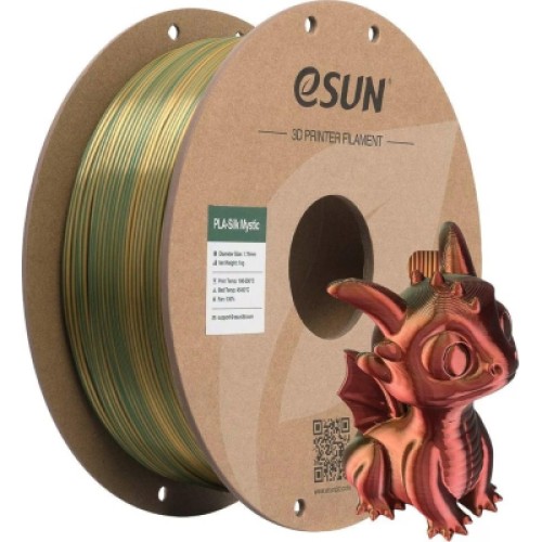 Пластик для 3D-принтера eSUN ePLA-Silk Mystic 1.75мм 1kg GoldRedGreen (EPLA-SILKMYSTIC-P175JRG1)