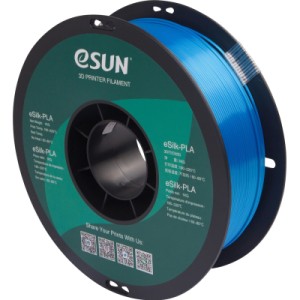 Пластик для 3D-принтера eSUN ePLA-Silk 1,75mm 1kg CYAN (EPLA-SILK-P175CY1)