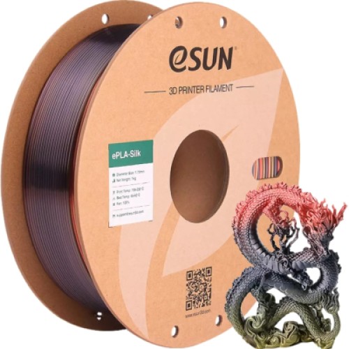 Пластик для 3D-принтера eSUN ePLA-Silk 1,75mm 1kg MORNING GLOW (EPLA-SILK-P175MG1)