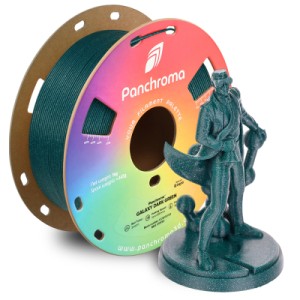 Пластик для 3D-принтера Polymaker PLA PANCHROMA GALAXY 1,75mm 1kg DARK GREEN (CA02026)