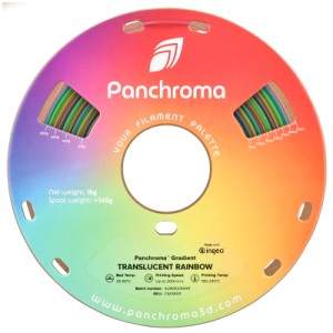 Пластик для 3D-принтера Polymaker PLA PANCHROMA GRADIENT 1,75mm 1kg RAINBOW TRANSLUCENT (CA09001)