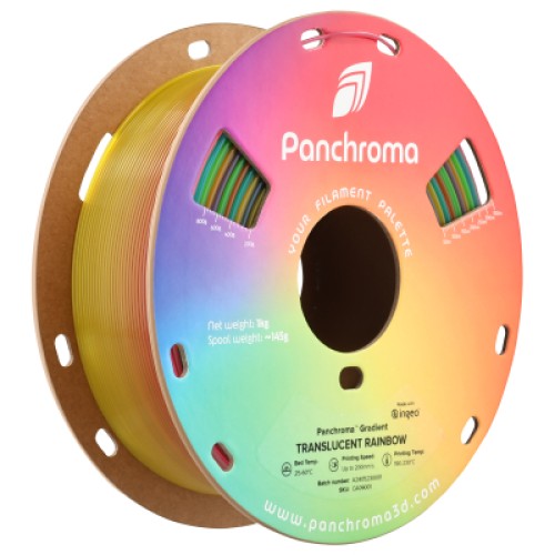 Пластик для 3D-принтера Polymaker PLA PANCHROMA GRADIENT 1,75mm 1kg RAINBOW TRANSLUCENT (CA09001)