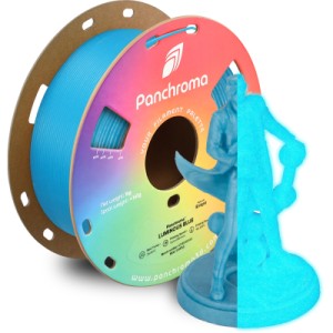 Пластик для 3D-принтера Polymaker PLA PANCHROMA LUMINOUS 1,75mm 1kg BLUE (CA02031)