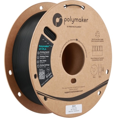 Пластик для 3D-принтера Polymaker HT-PLA 1,75mm 1kg BLACK (PA17001)