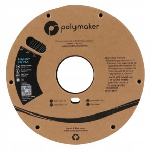 Пластик для 3D-принтера Polymaker PLA POLYLITE LW 1.75 mm 0,8kg BLACK (PA08001)