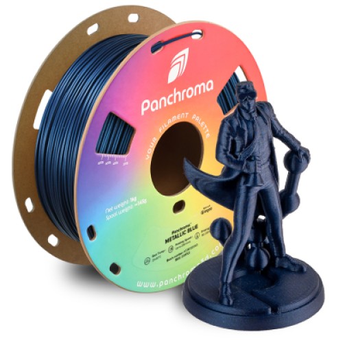 Пластик для 3D-принтера Polymaker PLA PANCHROMA METALLIC 1,75mm 1kg BLUE (CA02036)