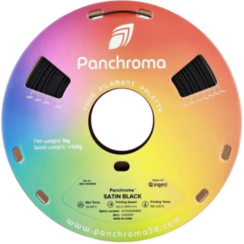 Пластик для 3D-принтера Polymaker PLA PANCHROMA SATIN 1,75mm 1kg BLACK (CA05011)