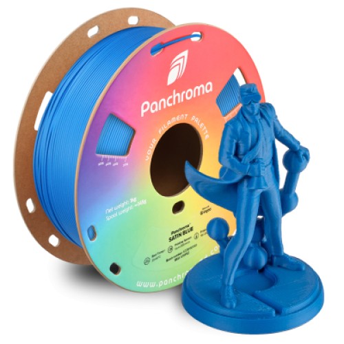 Пластик для 3D-принтера Polymaker PLA PANCHROMA SATIN 1,75mm 1kg BLUE (CA05002)