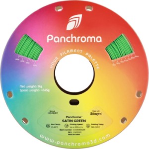 Пластик для 3D-принтера Polymaker PLA PANCHROMA SATIN 1,75mm 1kg GREEN (CA05003)