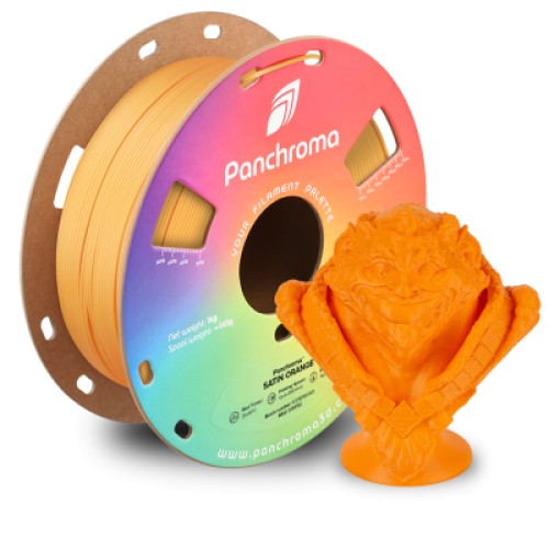 Пластик для 3D-принтера Polymaker PLA PANCHROMA SATIN 1,75mm 1kg ORANGE (CA05005)