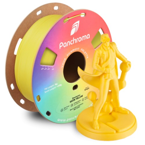 Пластик для 3D-принтера Polymaker PLA PANCHROMA SATIN 1,75mm 1kg YELLOW (CA05010)