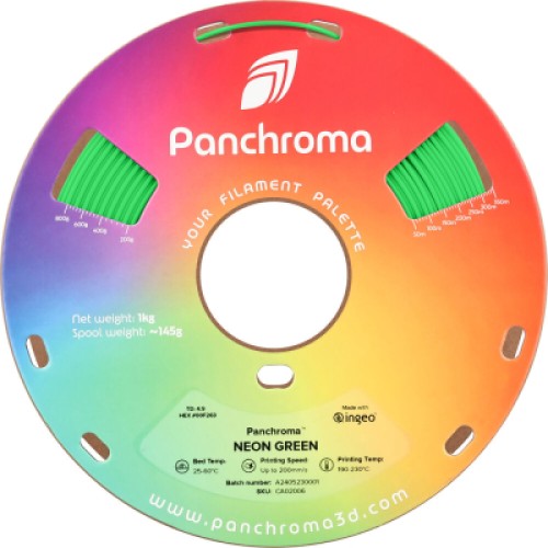 Пластик для 3D-принтера Polymaker PLA PANCHROMA NEON 1,75mm 1kg GREEN (CA02006)
