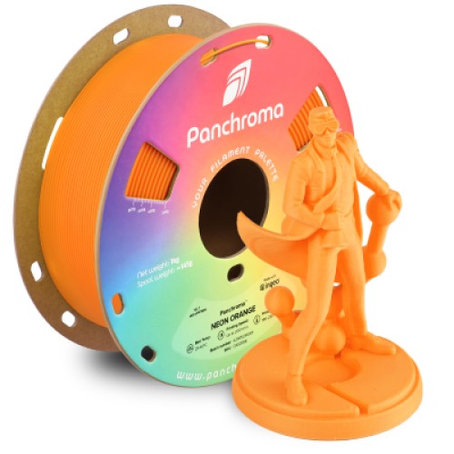 Пластик для 3D-принтера Polymaker PLA PANCHROMA NEON 1,75mm 1kg ORANGE (CA02008)