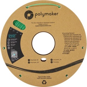 Пластик для 3D-принтера Polymaker PLA POLYLITE PRO 1,75mm 1kg GREEN (PA07008)