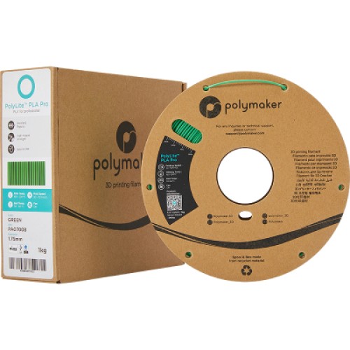 Пластик для 3D-принтера Polymaker PLA POLYLITE PRO 1,75mm 1kg GREEN (PA07008)
