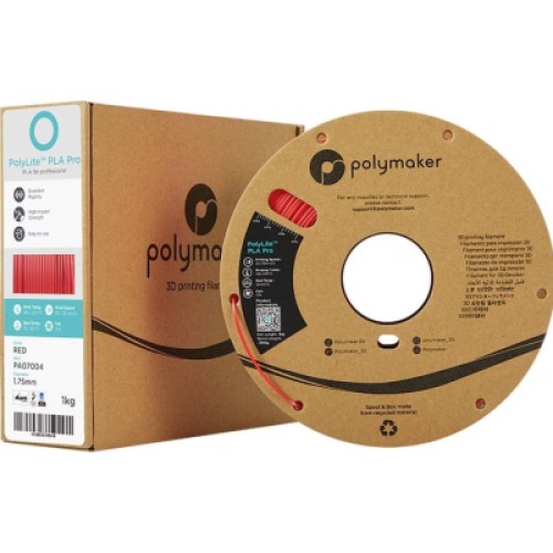 Пластик для 3D-принтера Polymaker PLA POLYLITE PRO 1,75mm 1kg RED (PA07004)