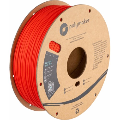 Пластик для 3D-принтера Polymaker PLA POLYLITE PRO 1,75mm 1kg RED (PA07004)
