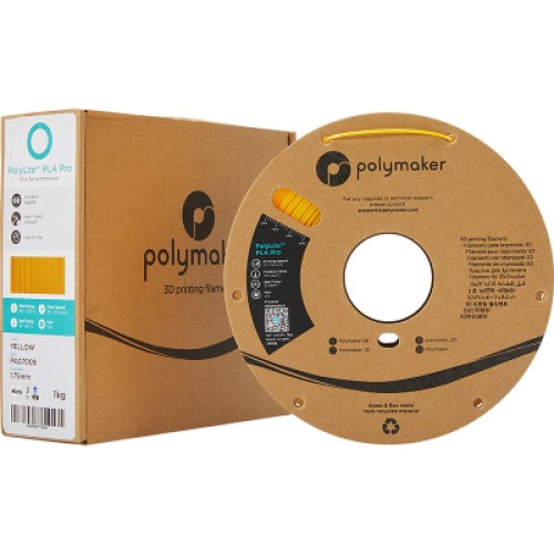 Пластик для 3D-принтера Polymaker PLA POLYLITE PRO 1,75mm 1kg YELLOW (PA07009)