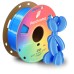 Пластик для 3D-принтера Polymaker PLA PANCHROMA SILK 1,75mm 1kg BLUE (CA03002)