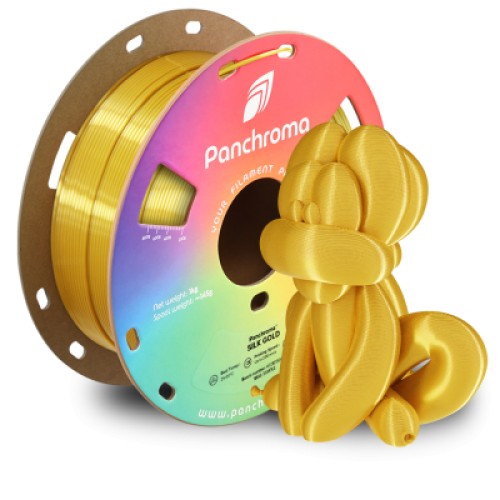Пластик для 3D-принтера Polymaker PLA PANCHROMA SILK 1,75mm 1kg GOLD (CA03006)
