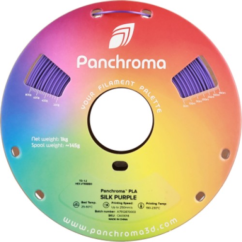 Пластик для 3D-принтера Polymaker PLA PANCHROMA SILK 1,75mm 1kg PURPLE (CA03014)