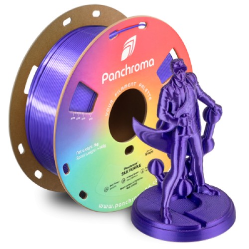 Пластик для 3D-принтера Polymaker PLA PANCHROMA SILK 1,75mm 1kg PURPLE (CA03014)