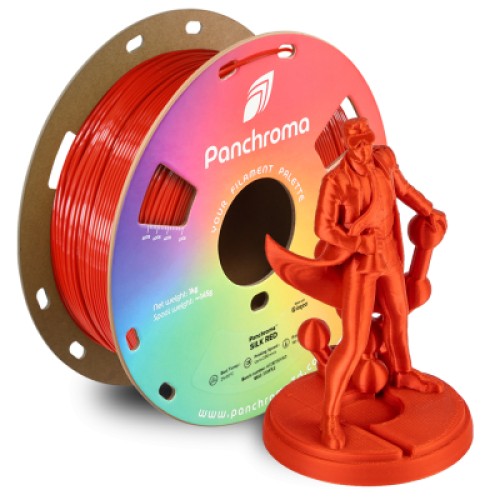 Пластик для 3D-принтера Polymaker PLA PANCHROMA SILK 1,75mm 1kg RED (CA03015)