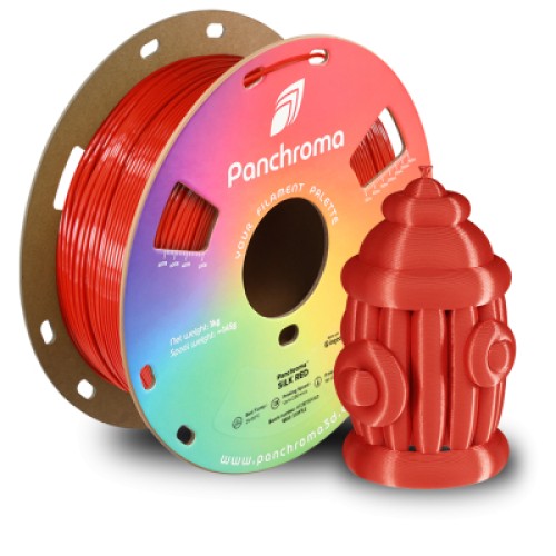 Пластик для 3D-принтера Polymaker PLA PANCHROMA SILK 1,75mm 1kg RED (CA03015)