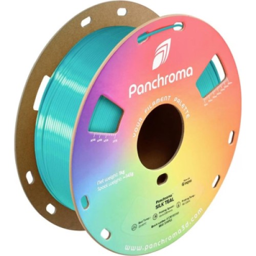 Пластик для 3D-принтера Polymaker PLA PANCHROMA SILK 1,75mm 1kg TEAL (CA03019)