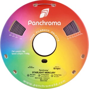 Пластик для 3D-принтера Polymaker PLA PANCHROMA STARLIGHT 1,75mm 1kg MERCURY (CA02018)