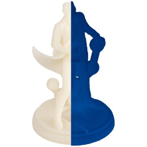 Пластик для 3D-принтера Polymaker PLA PANCHROMA GLOW 1,75mm 1kg BLUE (CA02029)