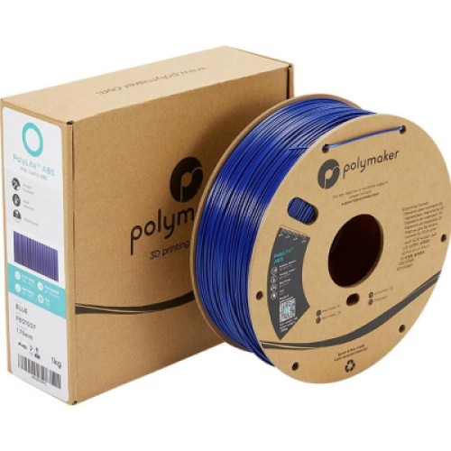 Пластик для 3D-принтера Polymaker ABS POLYLITE 1,75mm 1kg BLUE (PE01007)