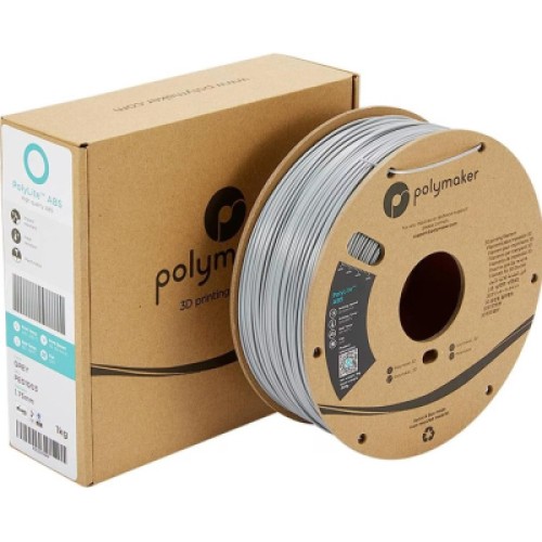 Пластик для 3D-принтера Polymaker ABS POLYLITE 1,75mm 1kg GREY (PE01003)