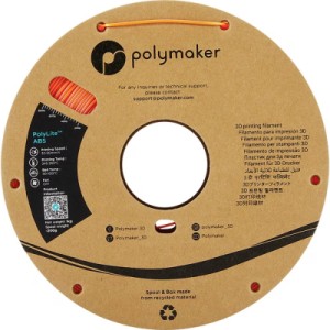 Пластик для 3D-принтера Polymaker ABS POLYLITE 1,75mm 1kg ORANGE (PE01009)
