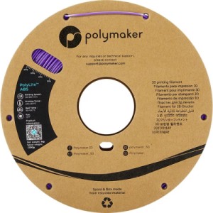 Пластик для 3D-принтера Polymaker ABS POLYLITE 1,75mm 1kg PURPLE (PE01008)