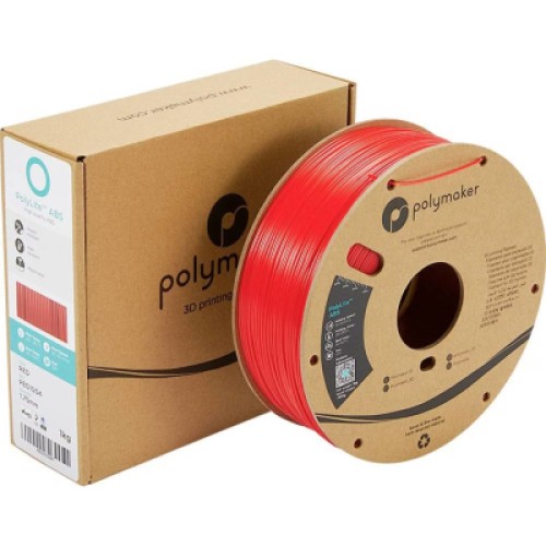 Пластик для 3D-принтера Polymaker ABS POLYLITE 1,75mm 1kg RED (PE01004)