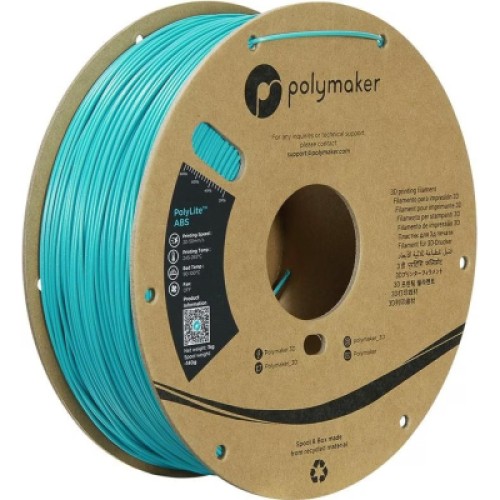 Пластик для 3D-принтера Polymaker ABS POLYLITE GALAXY 1,75mm 1kg TEAL (PE01038)