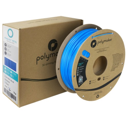 Пластик для 3D-принтера Polymaker PETG POLYLITE 1,75mm 1kg ELECTRIC BLUE (PB01042)