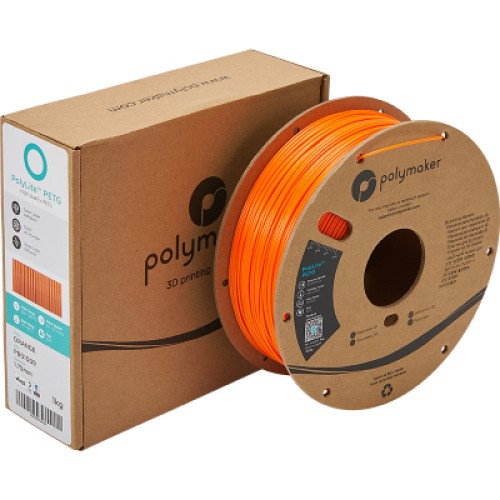 Пластик для 3D-принтера Polymaker PETG POLYLITE 1,75mm 1kg ORANGE (PB01009)