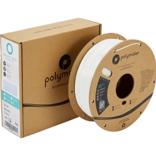 Пластик для 3D-принтера Polymaker PETG POLYLITE 1,75mm 1kg WHITE (PB01002)