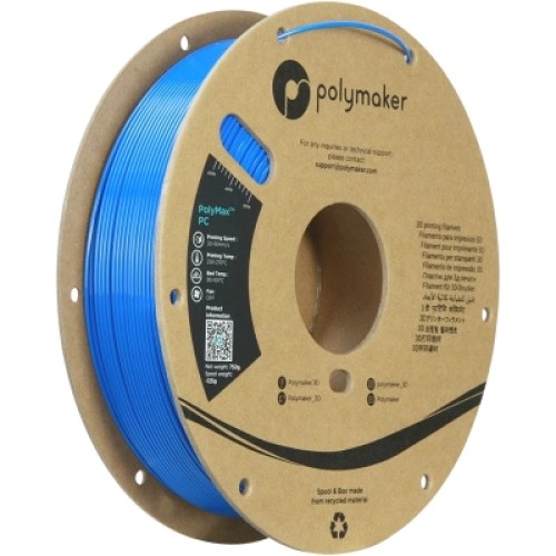 Пластик для 3D-принтера Polymaker PC PolyMax TOUGH 1,75mm 0,75kg BLUE (PC02011)