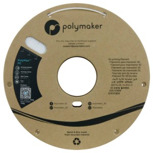Пластик для 3D-принтера Polymaker PC PolyMax TOUGH 1,75mm 0,75kg WHITE (PC02002)