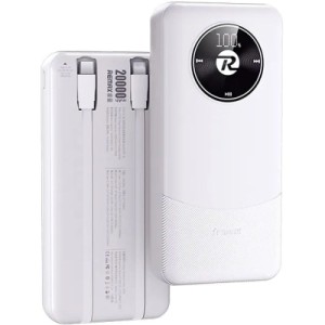 Батарея универсальная Remax 20000mAh, 22.5W, Black (RPP-38 / 45364 / White)