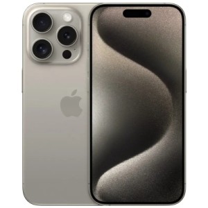Мобільний телефон Apple iPhone 15 Pro 256Gb Natural Titanium eSim (REF A) BREEZY (2AMTQU3)