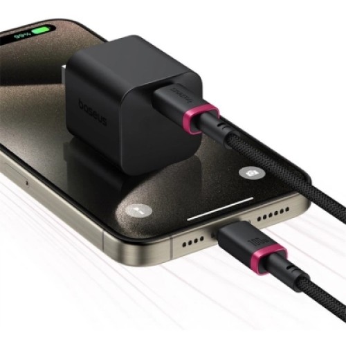 Дата кабель USB-C to USB-C 2.0m 100W Dura Series black red Baseus (P10377803U01-03)