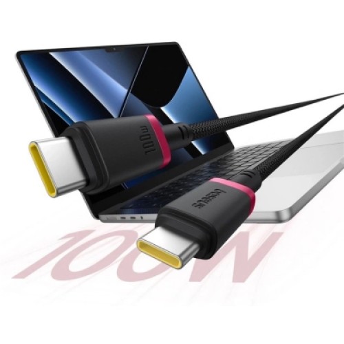 Дата кабель USB-C to USB-C 2.0m 100W Dura Series black red Baseus (P10377803U01-03)
