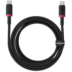 Дата кабель USB-C to USB-C 2.0m 100W Dura Series black red Baseus (P10377803U01-03)